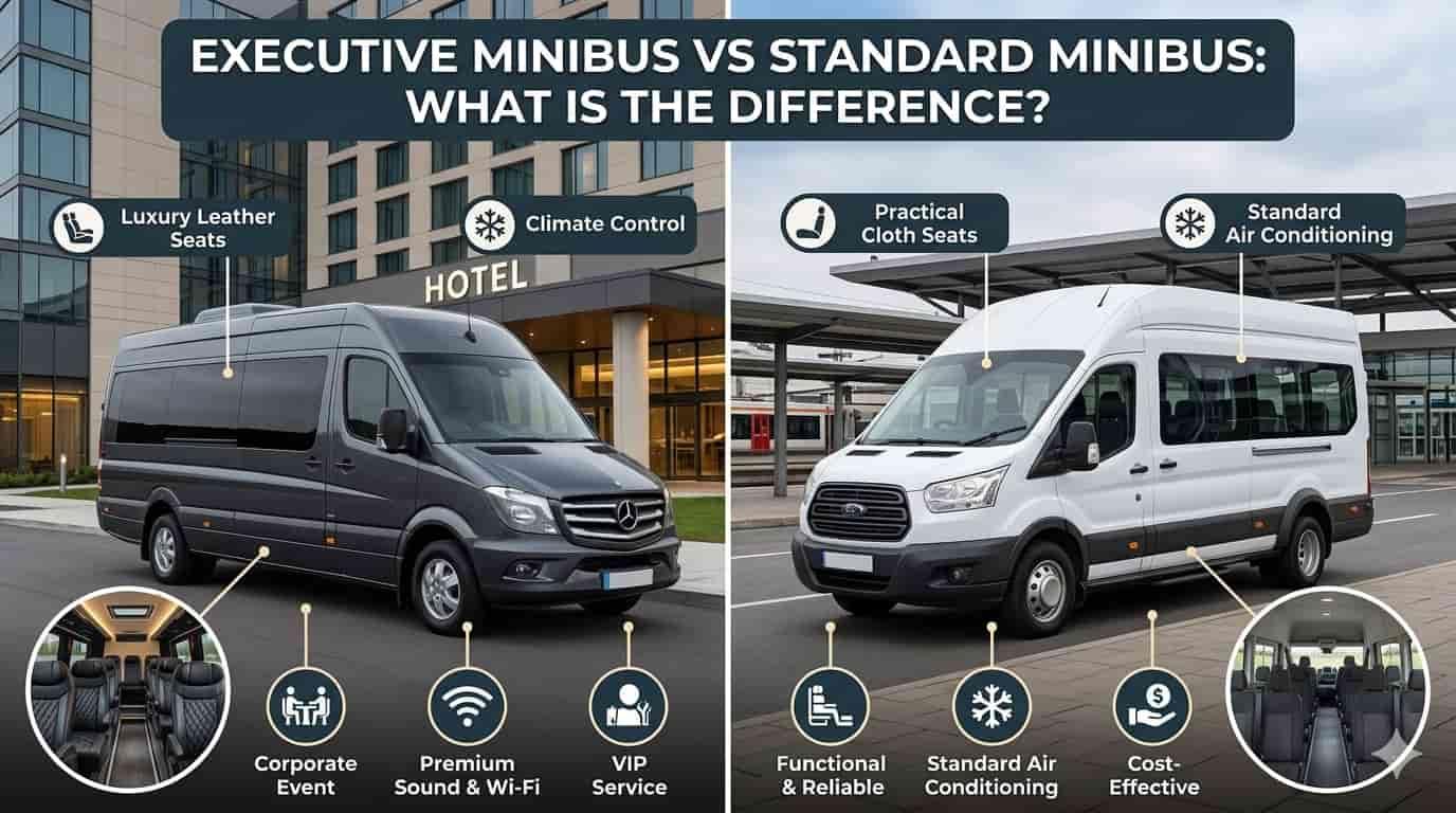 Executive Vs Standard Minibus: What is the Difference?
